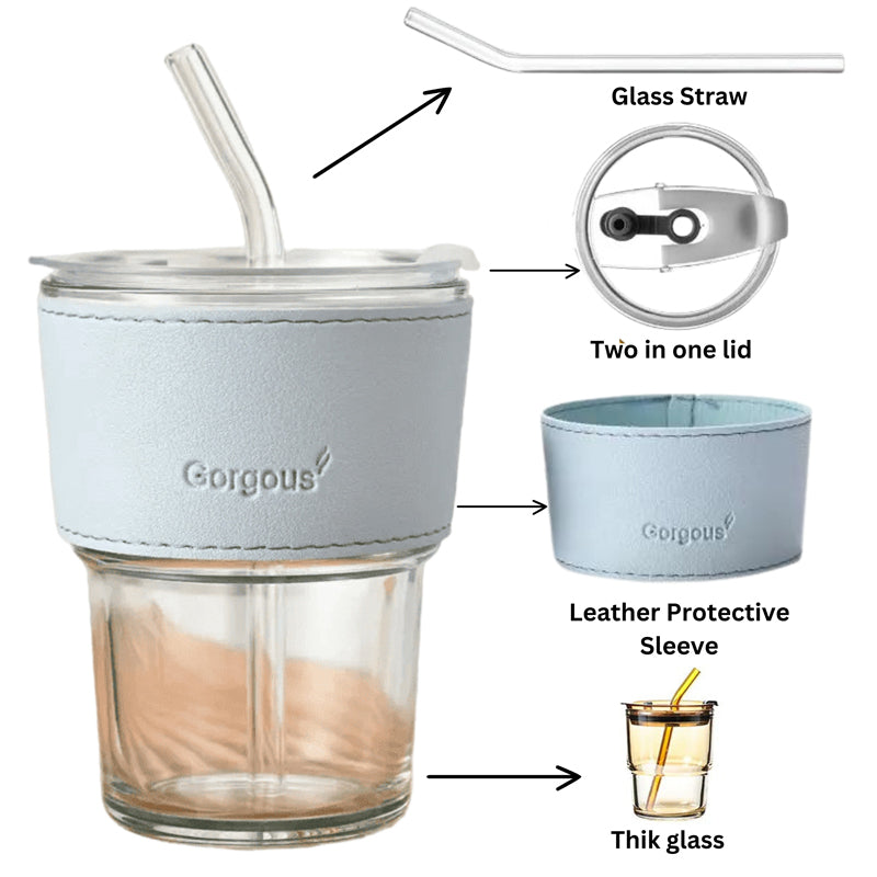 Buy Gorgeous Grip Sipper Tumbler (450 ML) - Blue Sipper from Vaaree