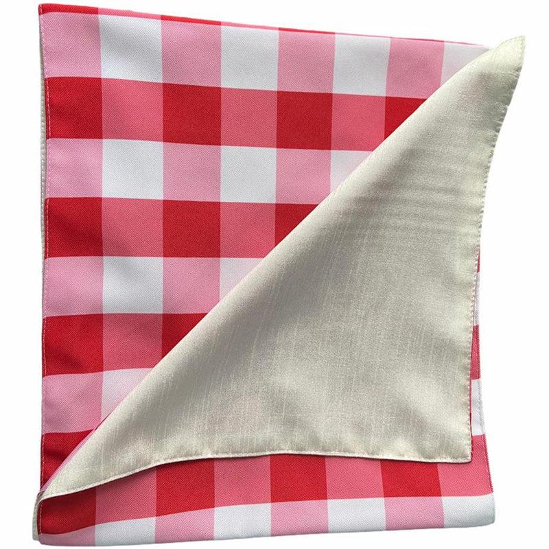 Buy Mabel Checkered Table Runner - Red Table Runner from Vaaree