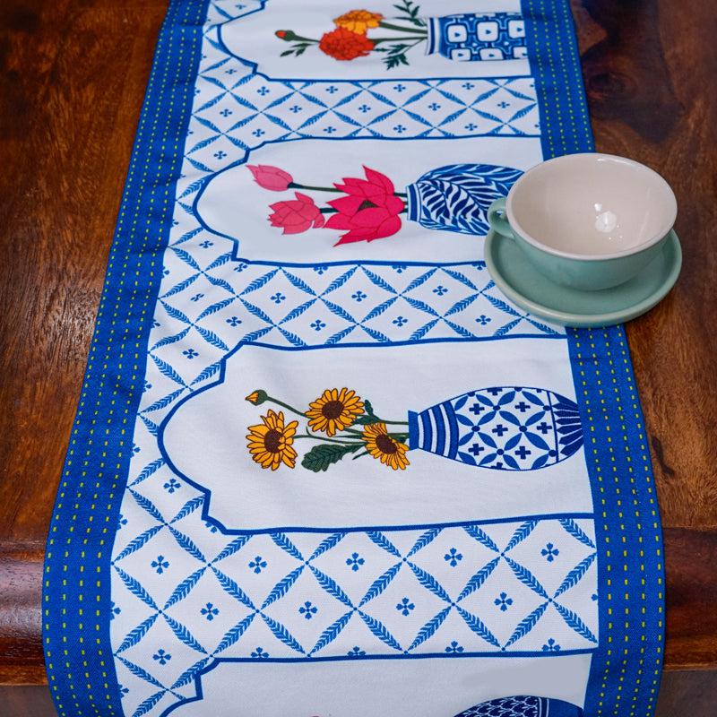 Buy Indigo Pottery Table Runner Table Runner from Vaaree