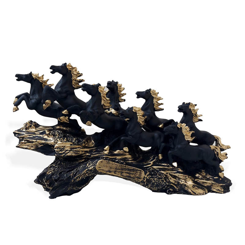 Buy Stallion Amaze Showpiece - Black Showpieces from Vaaree