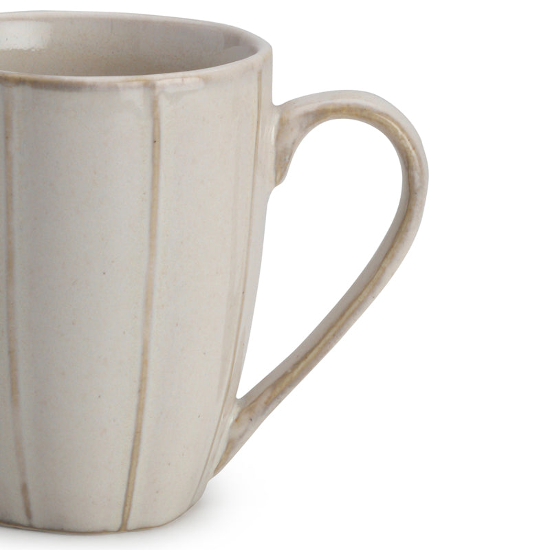 Buy Ciro Ceramic Mug (Chrome White) - 300 ML Mug & Tea Cup from Vaaree