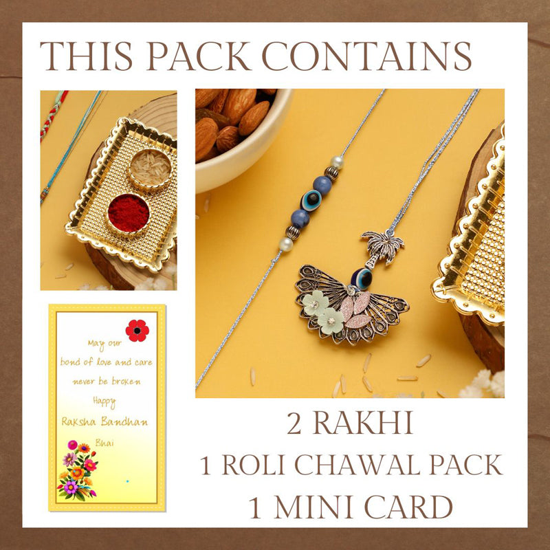 Buy Dua Evil Eye Rakhi Hamper Rakhi from Vaaree