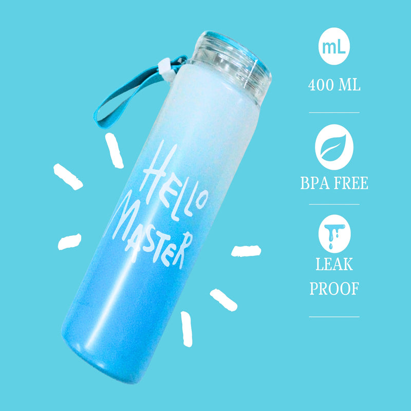 Bottle - Hello Master Water Bottle (400 ML) - Blue