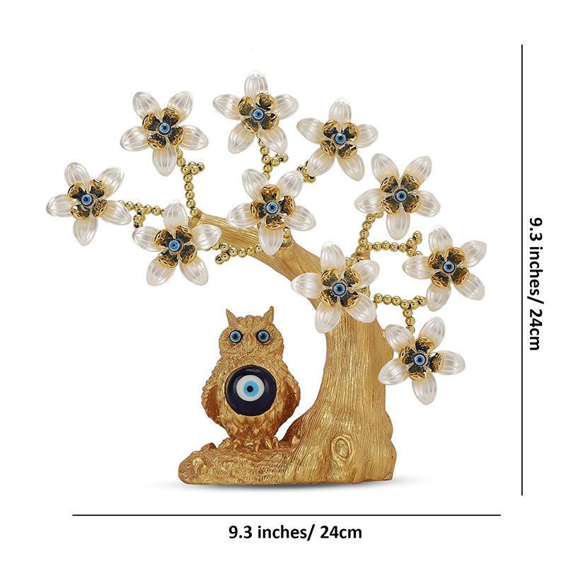 Buy Owl Feng Shui Tree Of Life Showpiece Showpieces from Vaaree