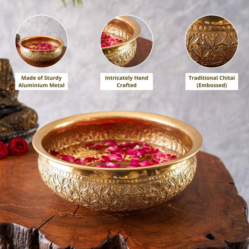 Buy Ananda Festive Urli - Gold Urli from Vaaree