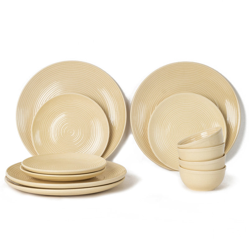 Buy Fabio Dinner Set - Twelve Piece Set Dinner Set from Vaaree