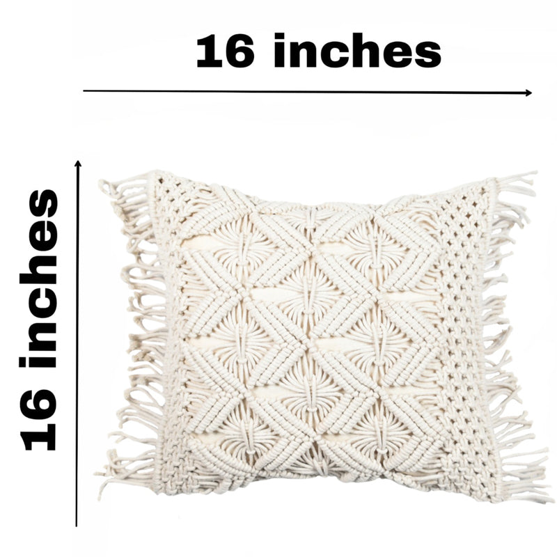 Buy Alpina Macrame Cushion Cover Cushion Covers from Vaaree