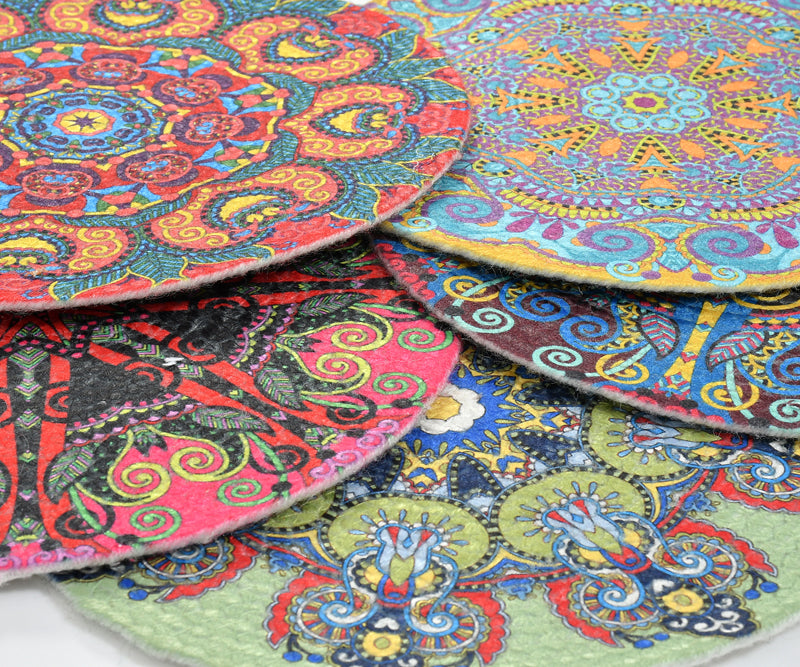 Table Mat - Astra Round Placemat - Set Of Six