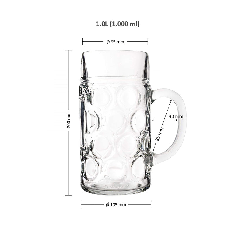 Buy Quir Beer Mug - 1000 ML Beer Mug from Vaaree