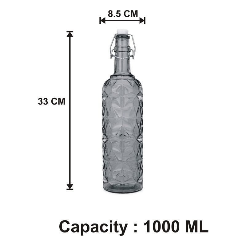 Buy Ansel 1000 ML Water Bottle With 300 ML Glass - Five Piece Set Bottle from Vaaree