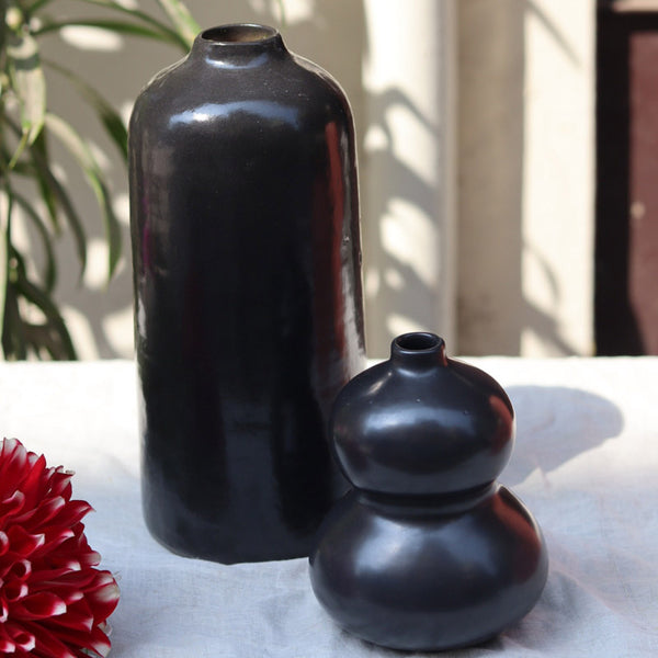 Buy Dorothia Cermaic Vase - Two Piece Set Vase from Vaaree