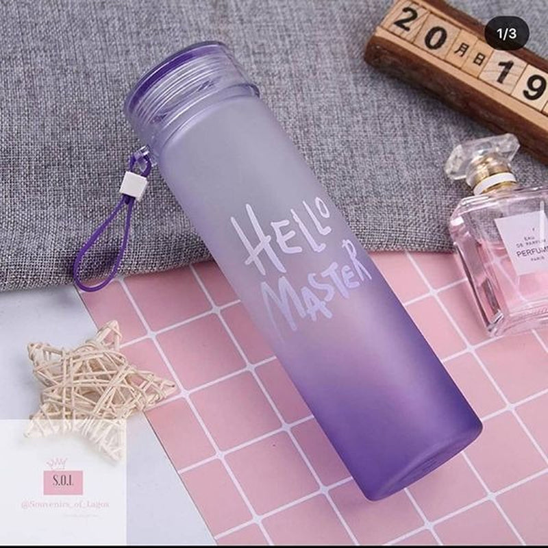 Bottle - Hello Master Water Bottle (400 ML) - Purple