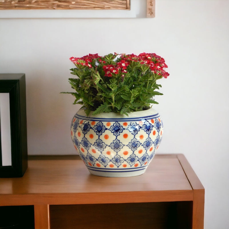 Buy Ardra Ethnic Planter - Blue Pots & Planters from Vaaree