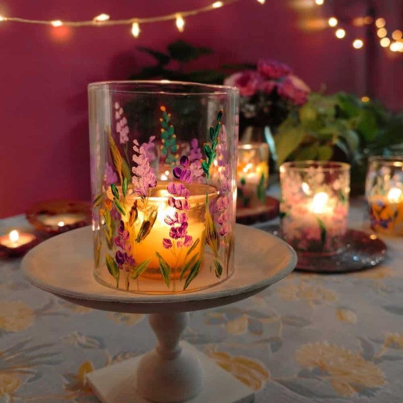 Buy Lavender Bliss Tealight Candle Holder Tea Light Candle Holders from Vaaree