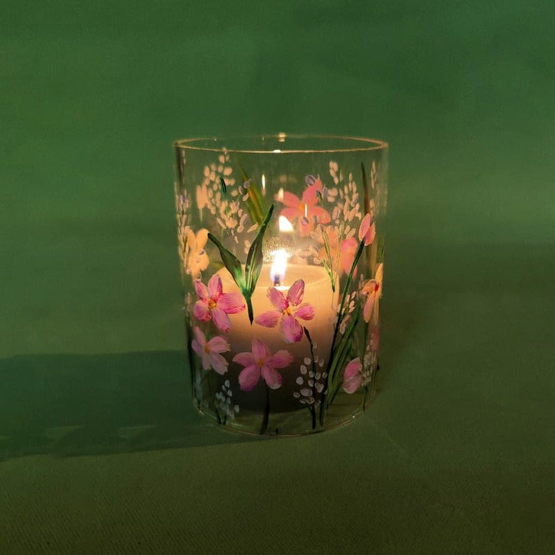 Buy Wildflower Chrome Tealight Candle Holder Tea Light Candle Holders from Vaaree