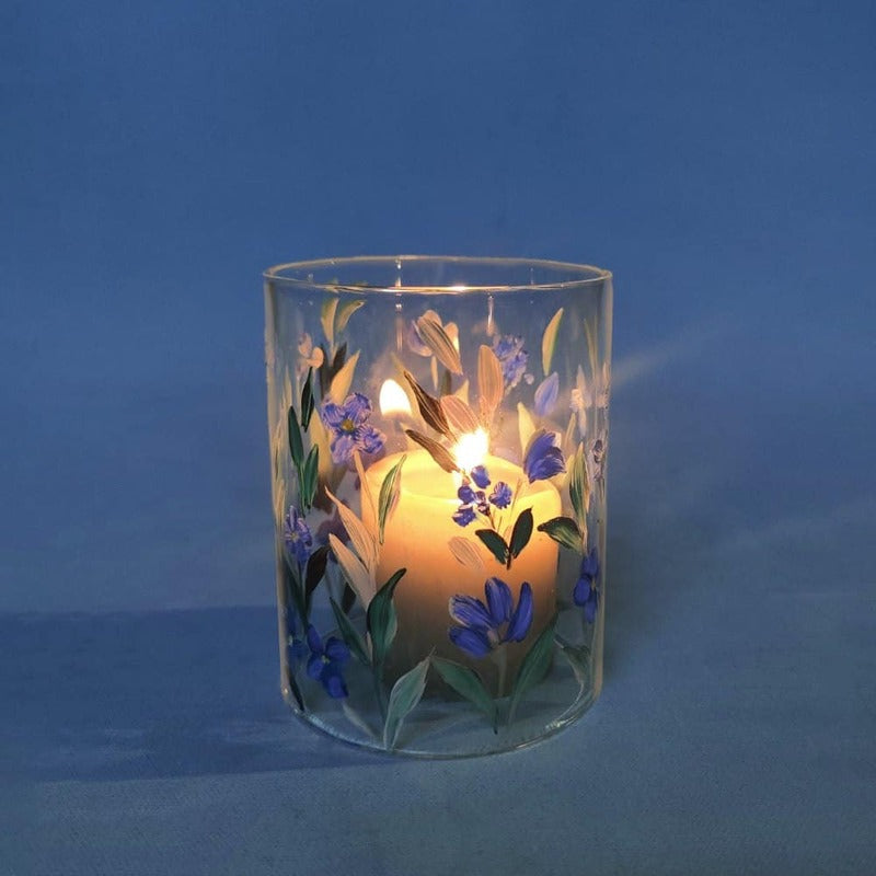 Buy Azure Meadow Tealight Candle Holder Tea Light Candle Holders from Vaaree