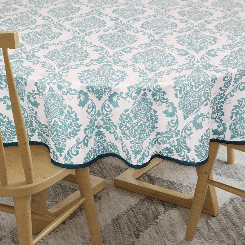 Buy Ardila Ethnic Round Table Cover - Teal Table Cover from Vaaree