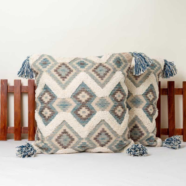 Buy Estella Cushion Cover - Set Of Two Online in India | Cushion Cover Sets on Vaaree