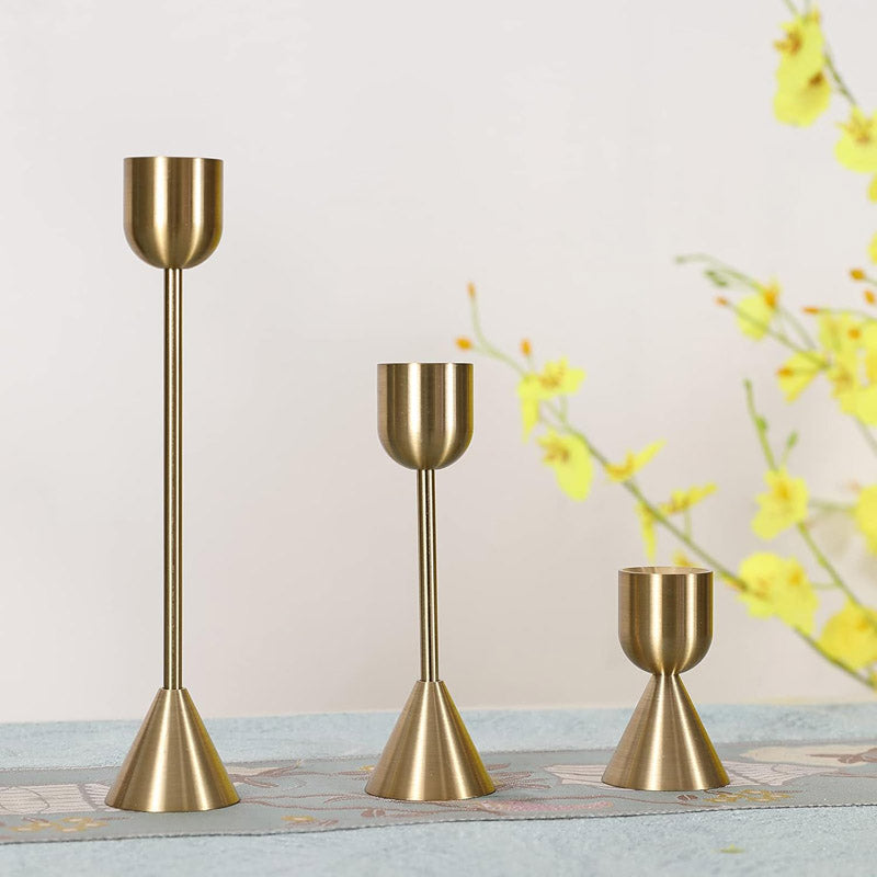 Buy Maxira Candle Holder - Set Of Three Candle Holders from Vaaree