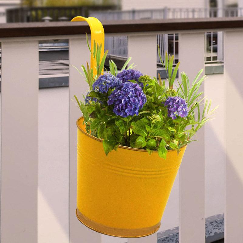 Buy Lush Glow Planter (Yellow) - Set Of Three Pots & Planters from Vaaree