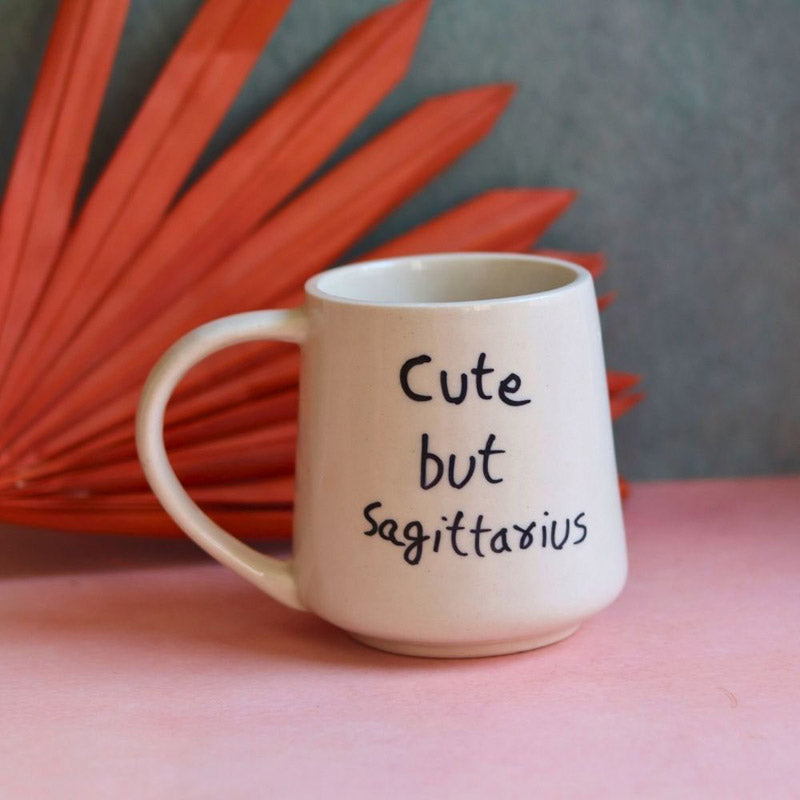 Buy Cute But Sagittarius Cup - 250 ML Mug & Tea Cup from Vaaree