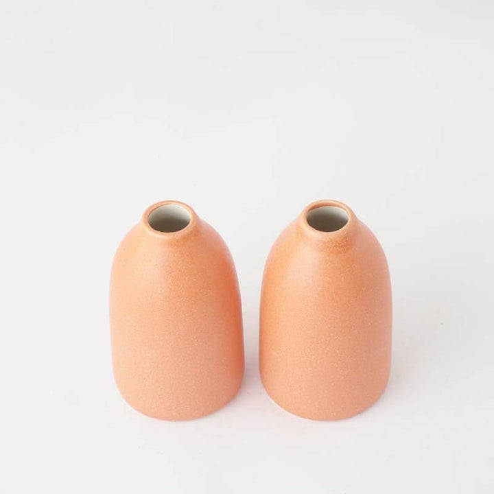 Buy Blush Bang Ceramic Vase - Set Of Two at Vaaree online | Beautiful Vase to choose from