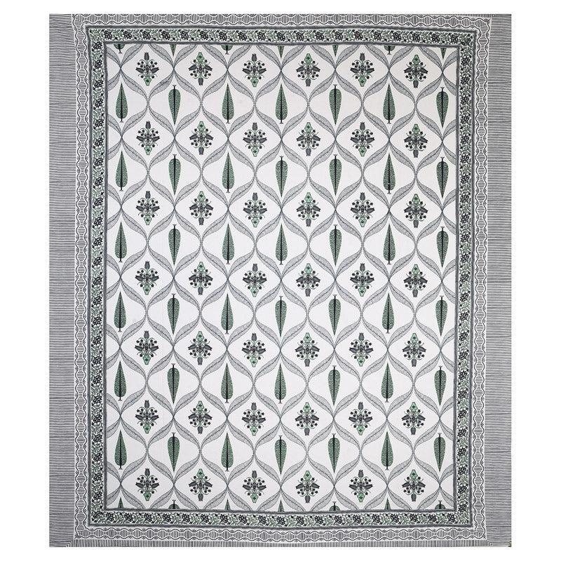 Buy Quade Ethnic Bedsheet - Grey Bedsheets from Vaaree