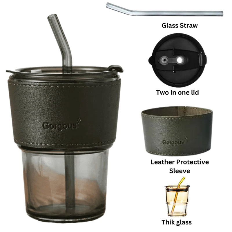 Buy Gorgeous Grip Sipper Tumbler (450 ML) - Black Sipper from Vaaree