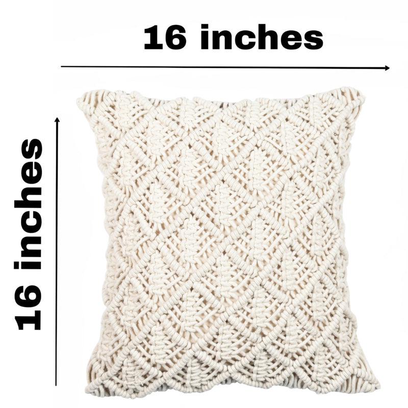 Buy Quva Macrame Cushion Cover Cushion Covers from Vaaree