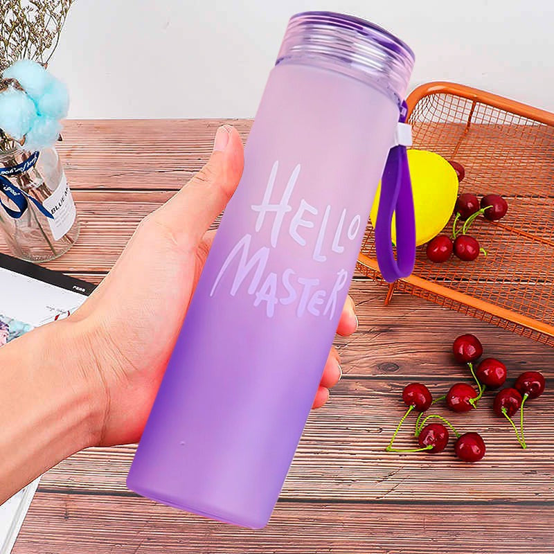 Bottle - Hello Master Water Bottle (400 ML) - Purple