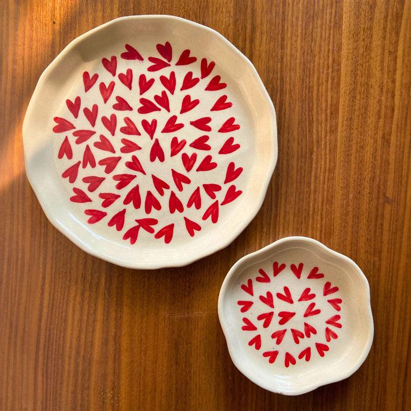 Buy Mirrian Snack Plate - Set Of Two Dinner Set from Vaaree