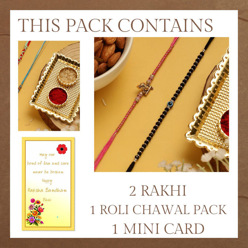 Buy Nidha Krishna & Evil Eye Rakhi Hamper Rakhi from Vaaree