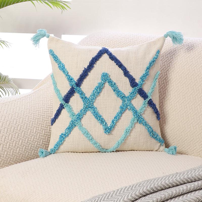 Buy Melona Cross Tufted Cushion Cover Cushion Covers from Vaaree