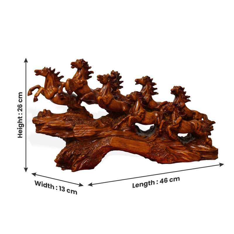 Buy Stallion Amaze Showpiece - Brown Showpieces from Vaaree