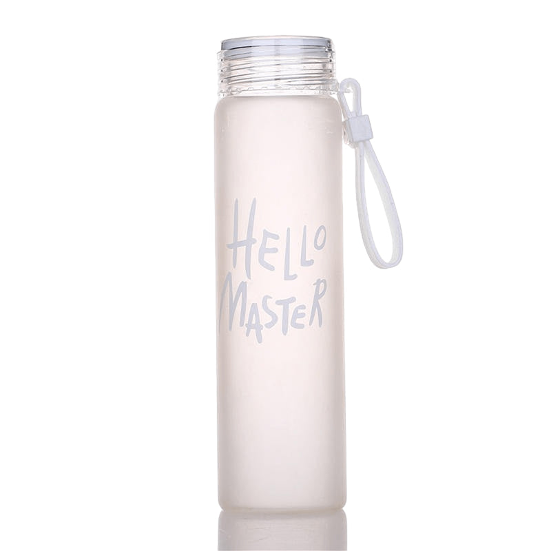 Bottle - Hello Master Water Bottle (400 ML) - White