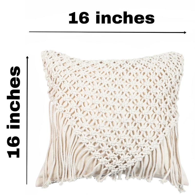 Buy Dievo Macrame Cushion Cover Cushion Covers from Vaaree