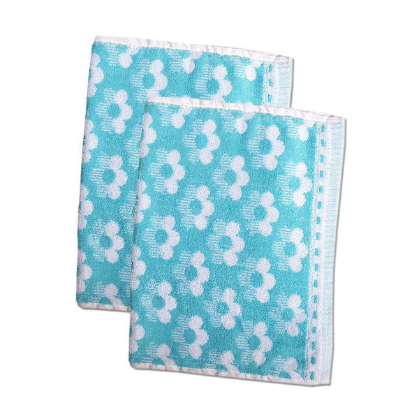 Buy Macca Hand Towel (Sky) - Set Of Two Hand & Face Towels from Vaaree