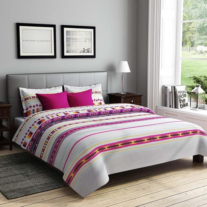 Buy Imelda-Ray Bedsheet at Vaaree online | Beautiful Bedsheets to choose from