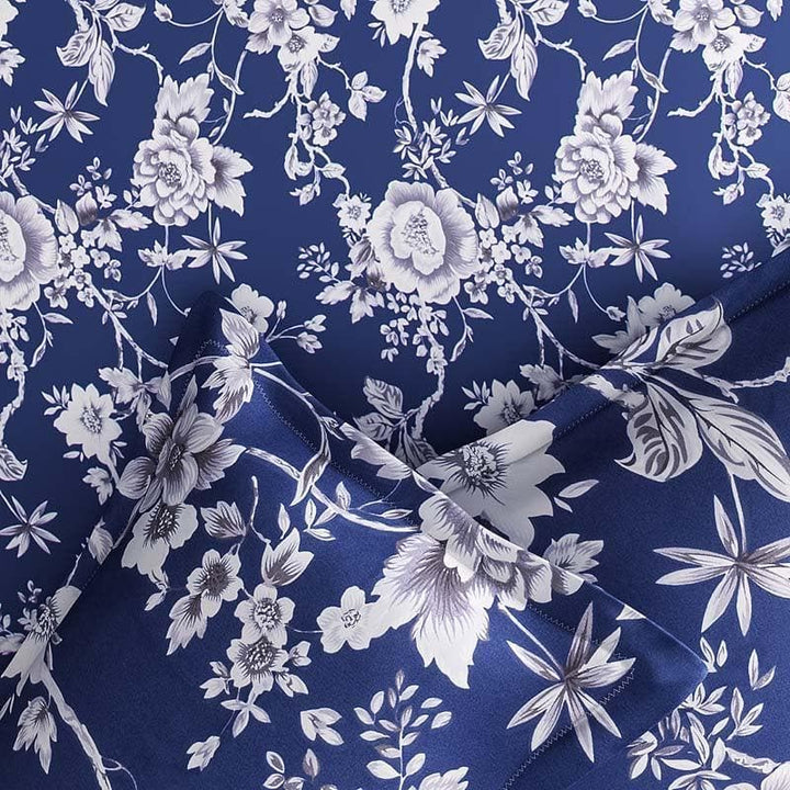 Buy Elam Nightbloom Bedsheet at Vaaree online | Beautiful Bedsheets to choose from