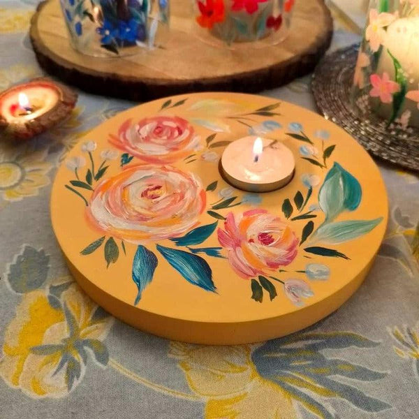 Buy Blush Rose Tealight Candle Holder Tea Light Candle Holders from Vaaree