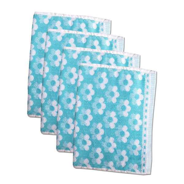 Buy Macca Hand Towel (Sky) - Set Of Four Hand & Face Towels from Vaaree