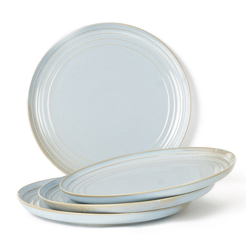 Buy Estia Dinner Plate (Artic Blue) - Set Of Four Dinner Plate from Vaaree