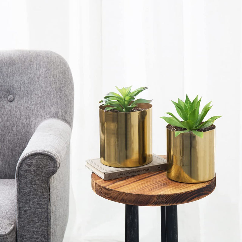 Buy Ostyna Metal Planter - Set Of Two Pots & Planters from Vaaree