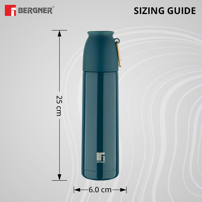 Buy Bergner Walking Thermosteel Hot and Cold Flask (Green) -500 ML Flask from Vaaree