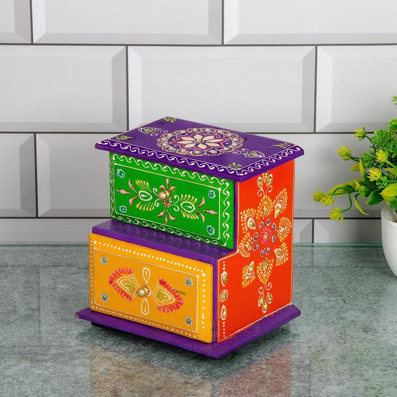 Buy Lavanya Handpainted Jewellery Organizer Jewelbox from Vaaree