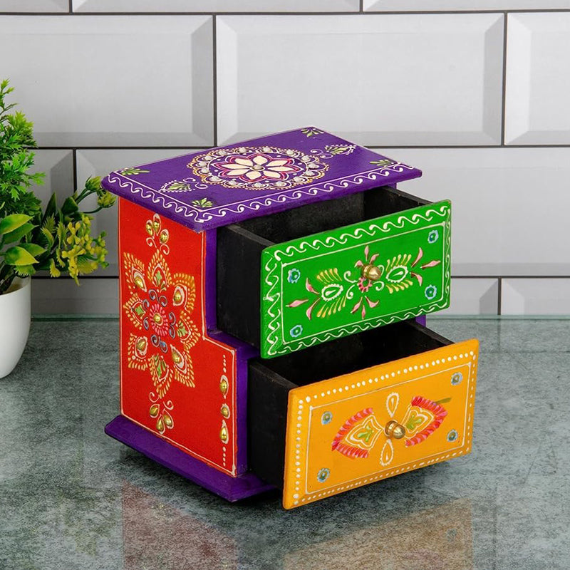 Buy Lavanya Handpainted Jewellery Organizer Jewelbox from Vaaree