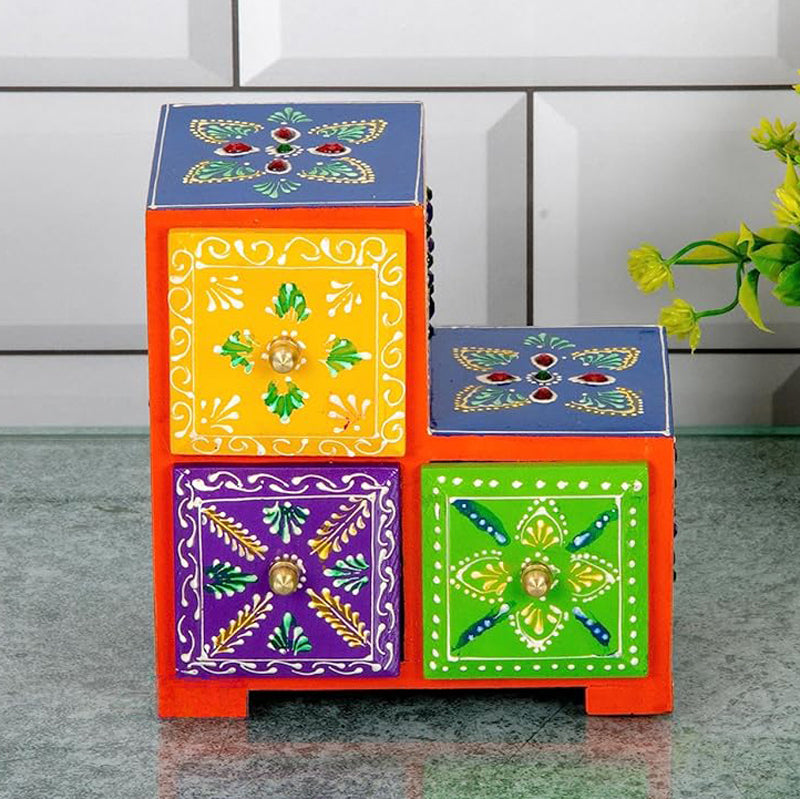 Buy Lesoma Handpainted Jewellery Organizer Jewelbox from Vaaree