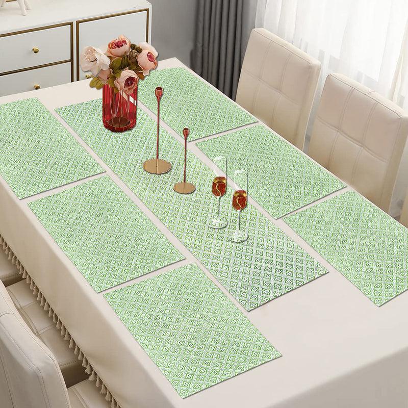 Buy Glama Green Runner & Placemat - Seven Piece Set Kitchen Set from Vaaree