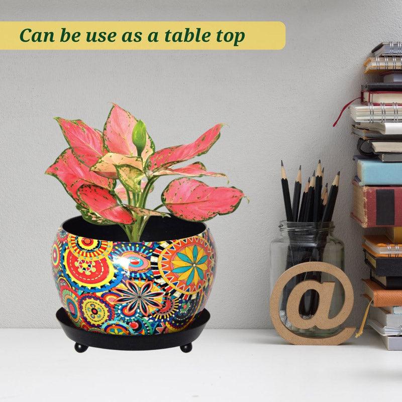 Buy Druva Ethnic Planter With Plate Pots & Planters from Vaaree