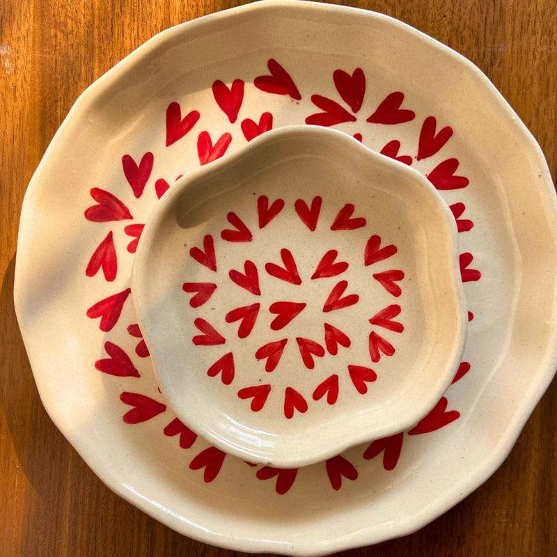 Buy Mirrian Snack Plate - Set Of Two Dinner Set from Vaaree